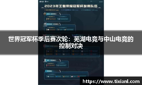 世界冠军杯季后赛次轮：芜湖电竞与中山电竞的控制对决