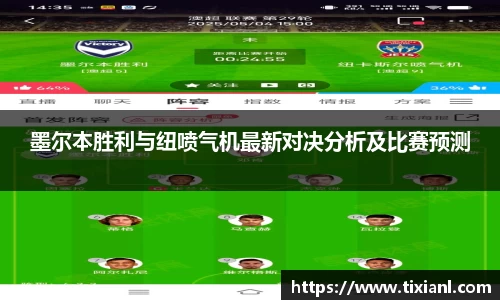 墨尔本胜利与纽喷气机最新对决分析及比赛预测